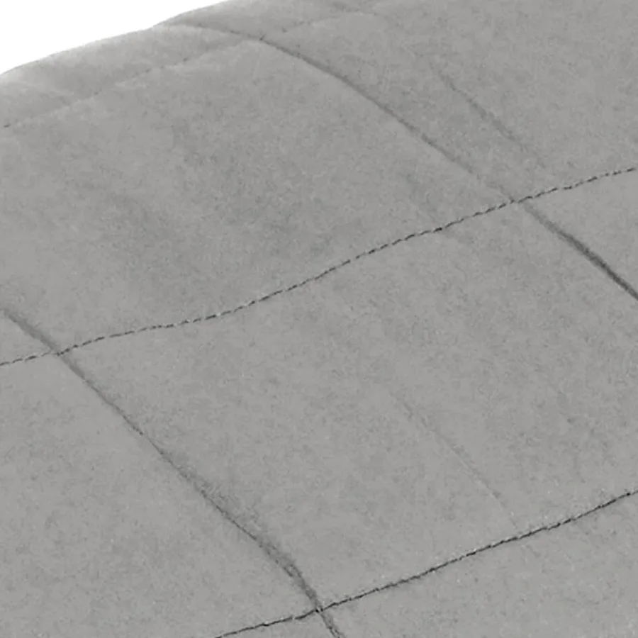Couverture lestée Gris 122x183 cm 5 kg Tissu - 4