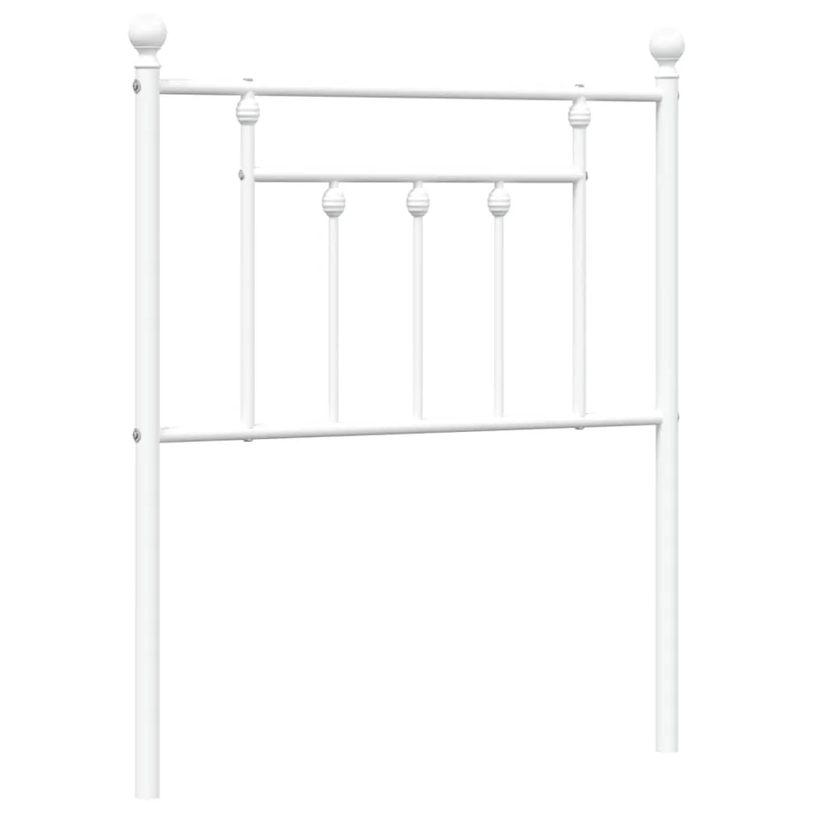 Tête de lit de remplacement métal blanc 75 cm - 2