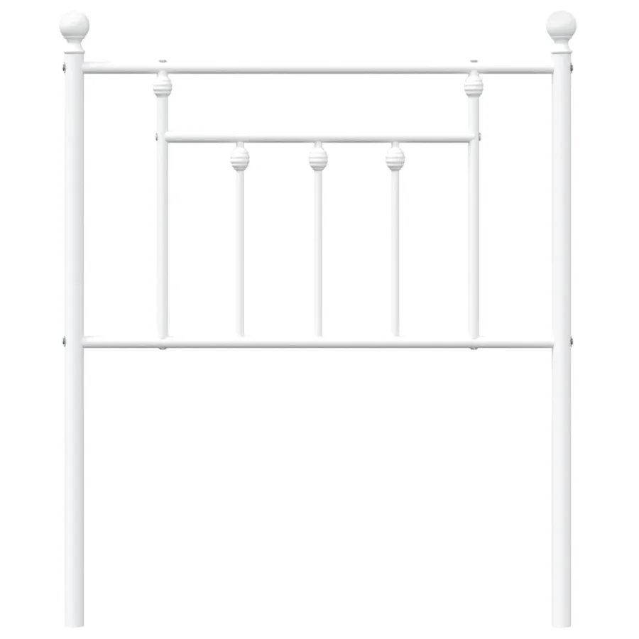 Tête de lit de remplacement métal blanc 75 cm - 4