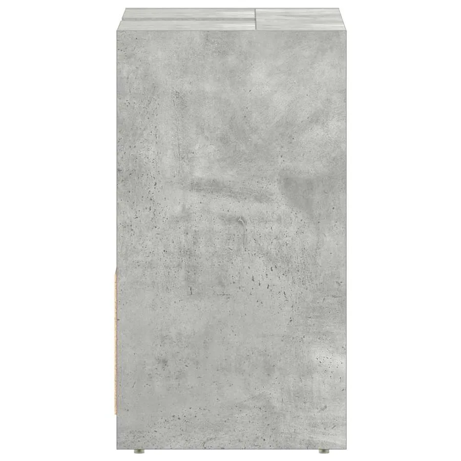 Armoire de salle de bain Gris béton 60x33x61 cm Bois ingénierie - 7