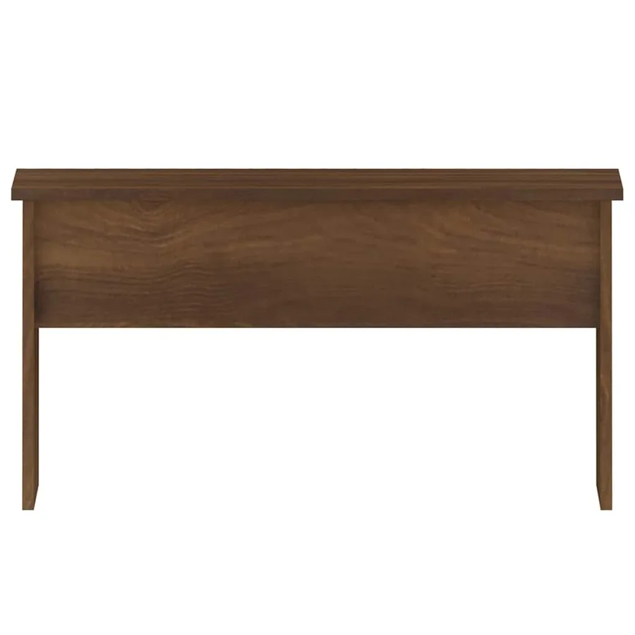 Table basse Chêne marron 80x50,5x41,5 cm Bois d'ingénierie - 4