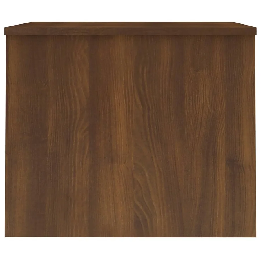 Table basse Chêne marron 80x50,5x41,5 cm Bois d'ingénierie - 5