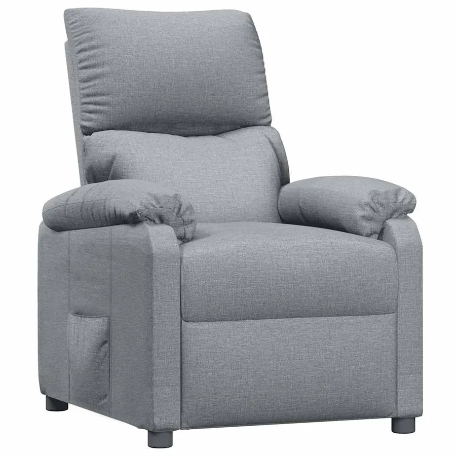 Fauteuil inclinable Gris clair Tissu - 2