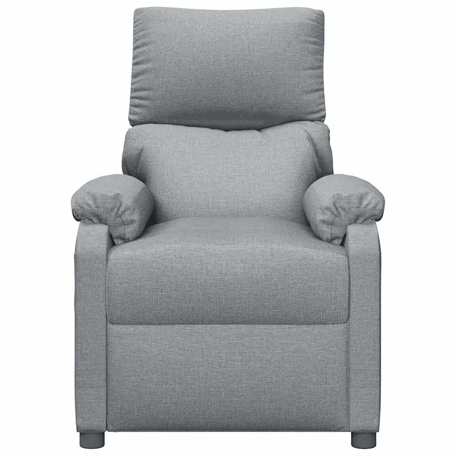Fauteuil inclinable Gris clair Tissu - 3