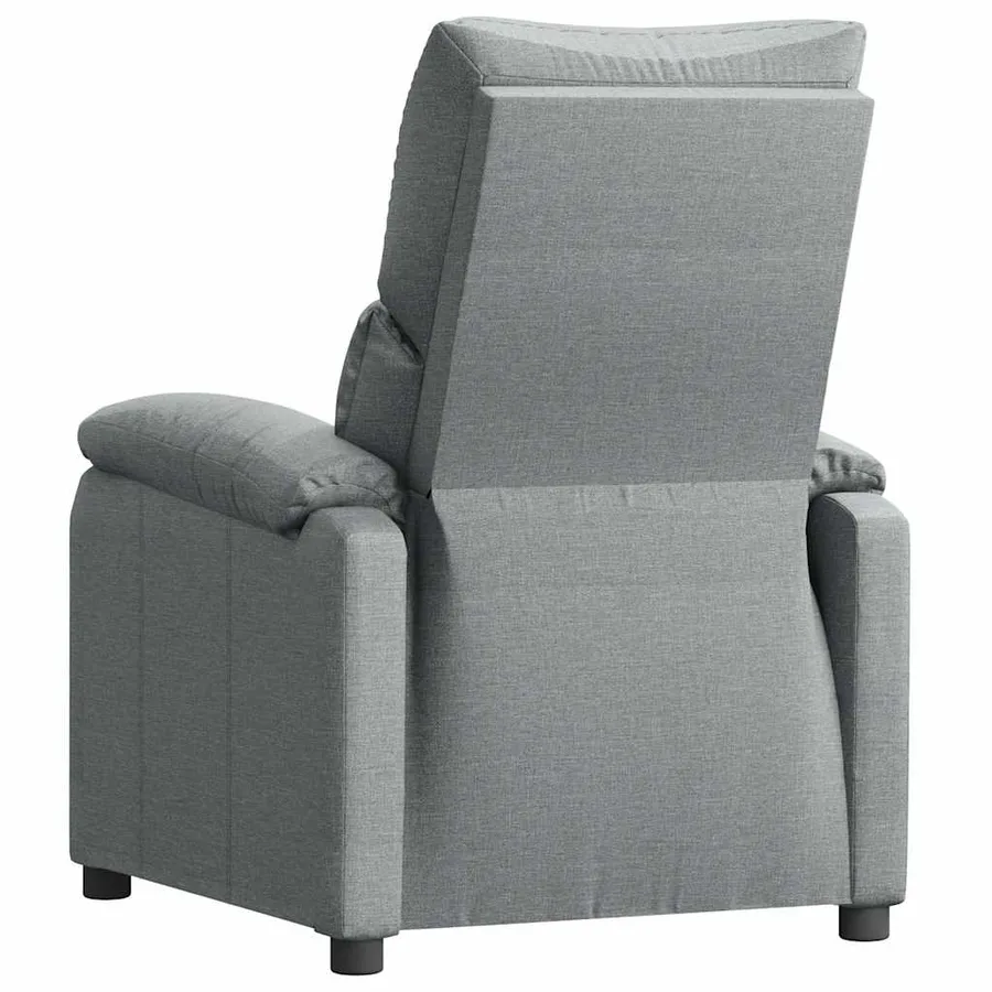 Fauteuil inclinable Gris clair Tissu - 5