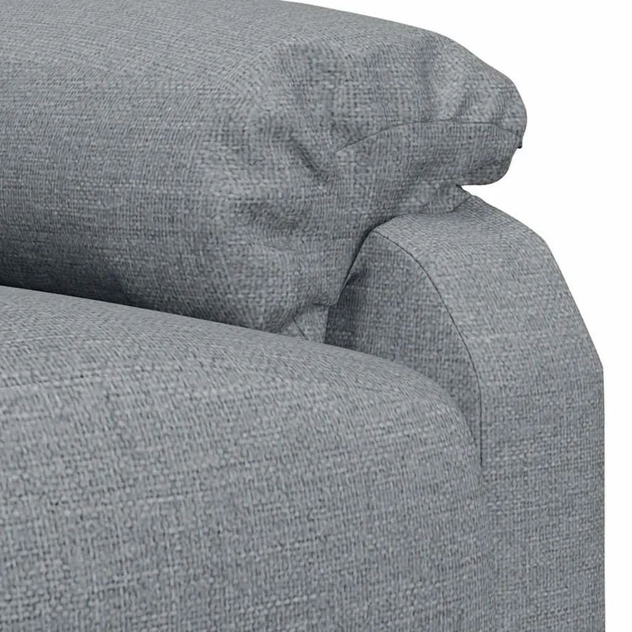 Fauteuil inclinable Gris clair Tissu - 7
