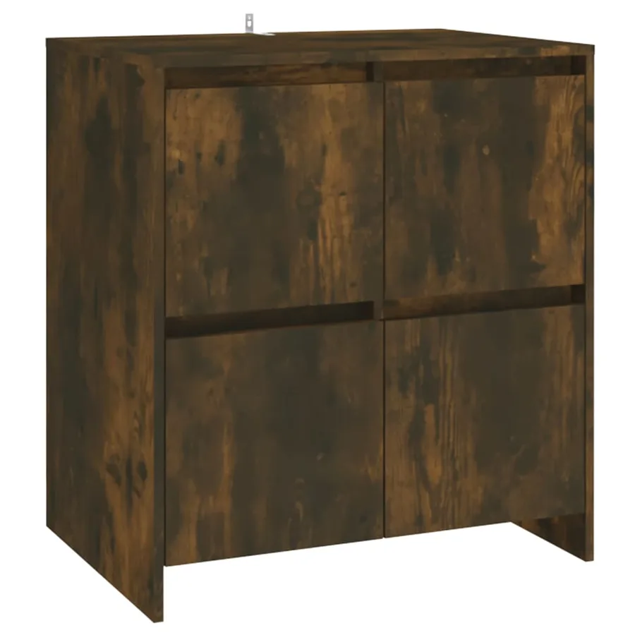 Buffets 3 pcs Chêne fumé Bois d'ingénierie - 5