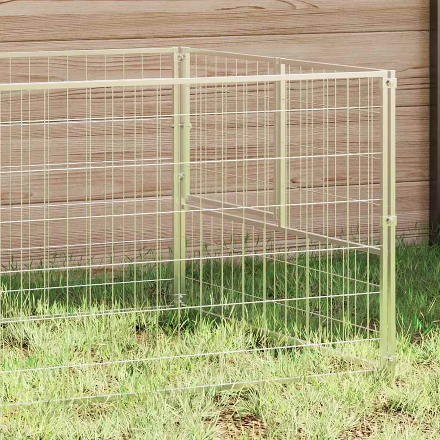 Chenil Argenté 5 m² Acier - 3