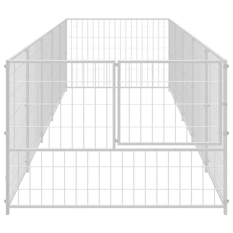 Chenil Argenté 5 m² Acier - 4