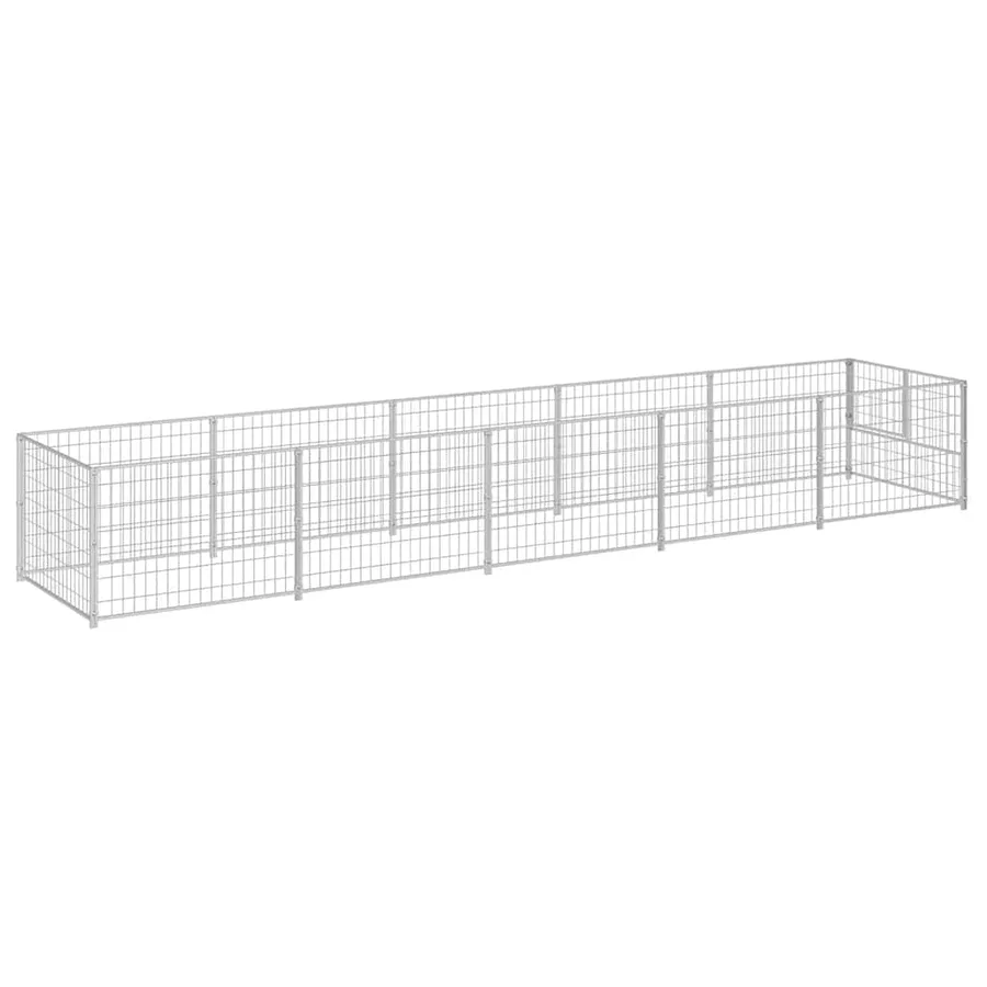Chenil Argenté 5 m² Acier - 6