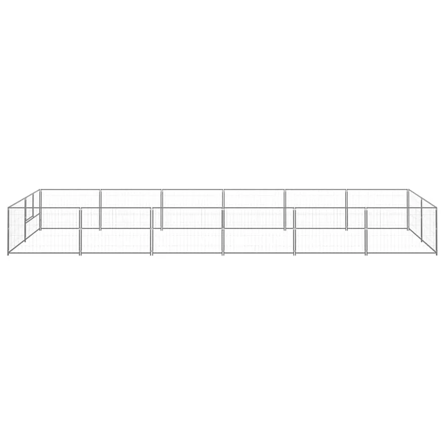 Chenil Argenté 12 m² Acier - 4