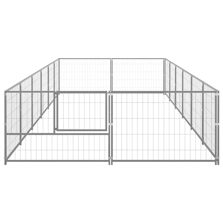 Chenil Argenté 12 m² Acier - 5