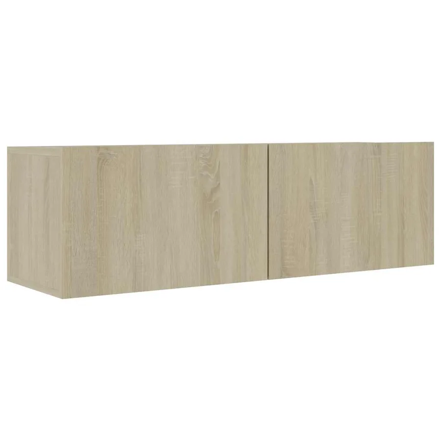 Meuble TV Chêne sonoma 100x30x30 cm Bois d’ingénierie - 2