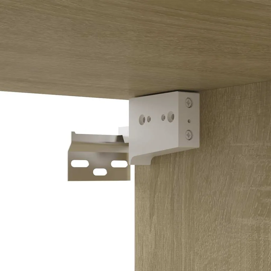 Meuble TV Chêne sonoma 100x30x30 cm Bois d’ingénierie - 8