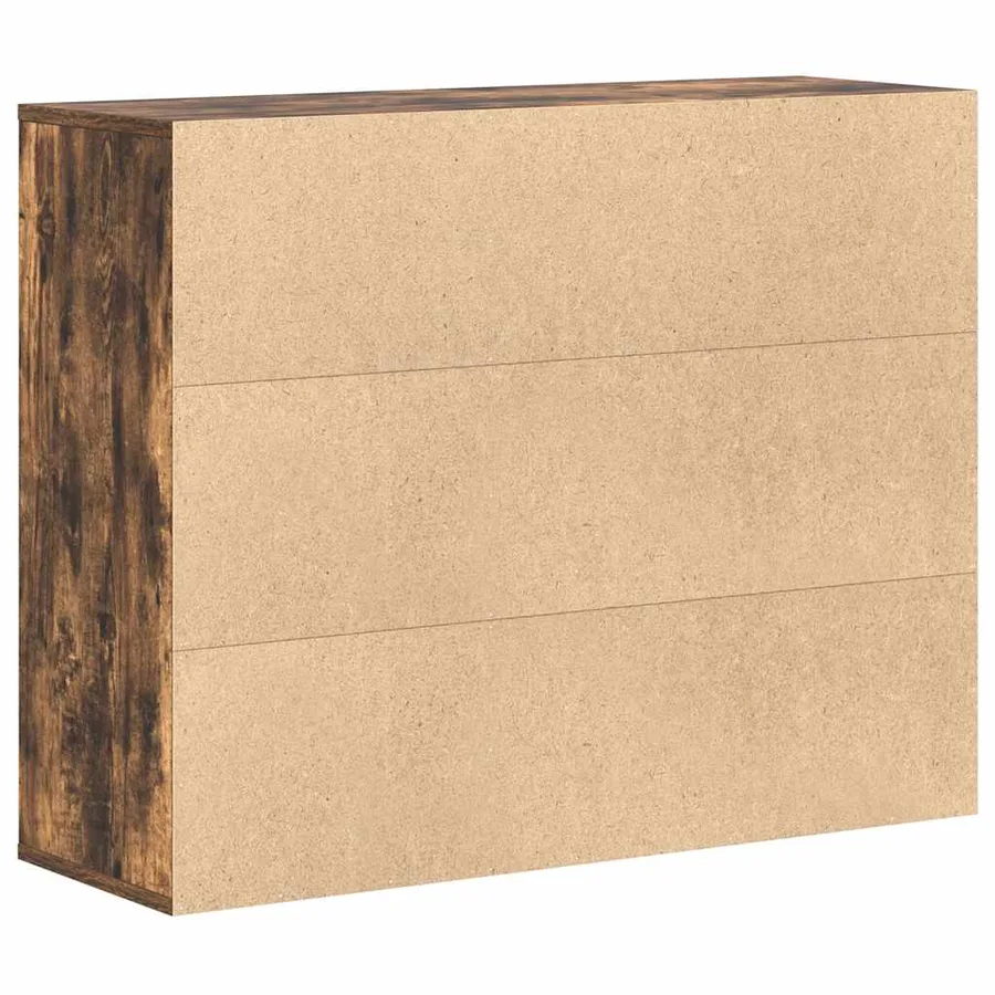 Buffet Chêne fumé 88x30x70 cm Bois d'ingénierie - 8