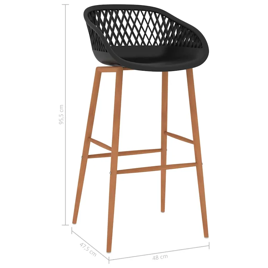 Ensemble de bar 7 pcs Blanc et noir - 12