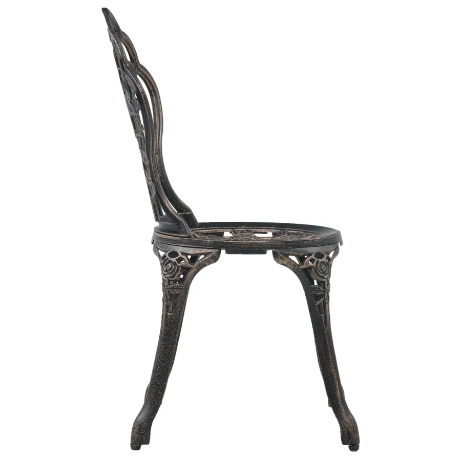 Salon de bistro 3 pcs Aluminium coulé - 10