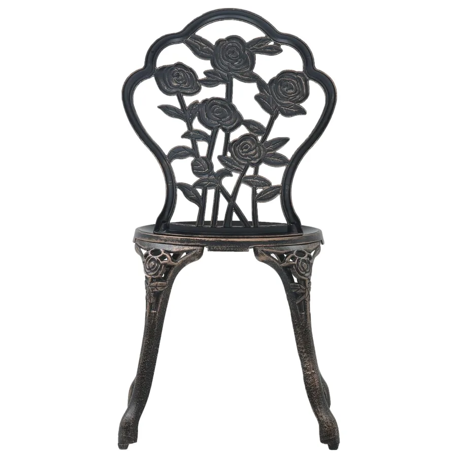 Salon de bistro 3 pcs Aluminium coulé - 11