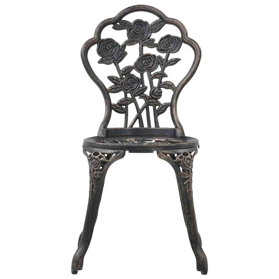 Salon de bistro 3 pcs Aluminium coulé - 9
