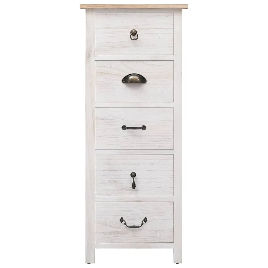 Armoire latérale 35x25x87 cm Bois de Paulownia - 2