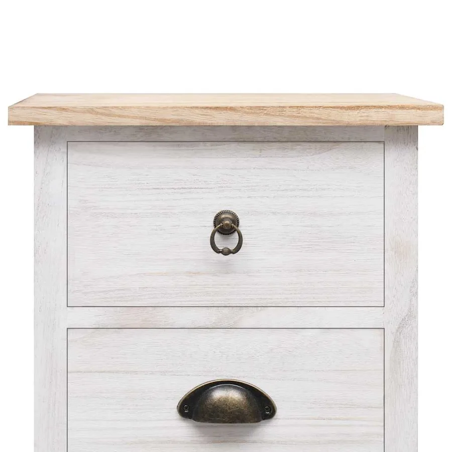 Armoire latérale 35x25x87 cm Bois de Paulownia - 5