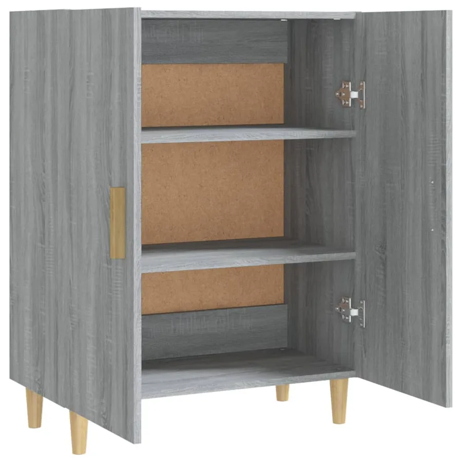Buffet Sonoma gris 70x34x90 cm Bois d'ingénierie - 5