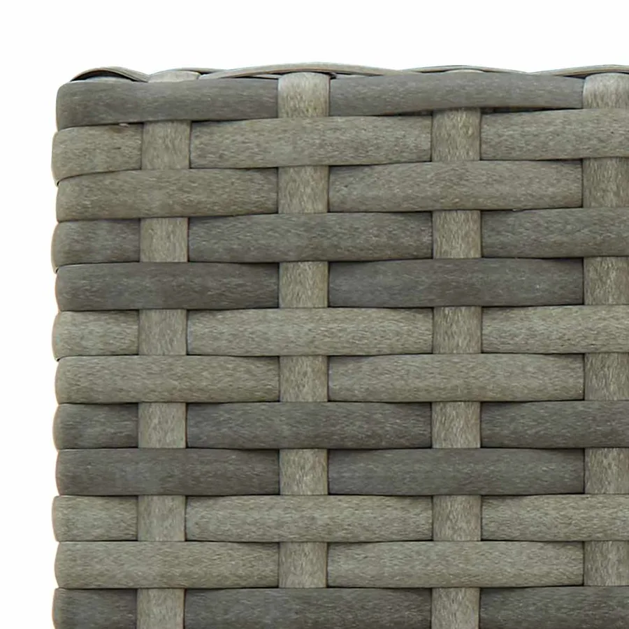 Ensemble de bar de jardin 7 pcs Gris - 10