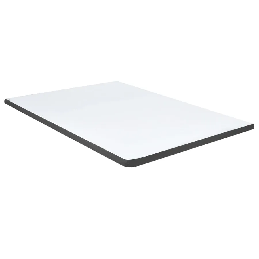 Sommier à lattes de lit Gris foncé Tissu 140x200 cm - 11