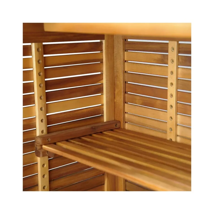 Ensemble de bar de jardin 5 pcs Bois d'acacia solide - 7