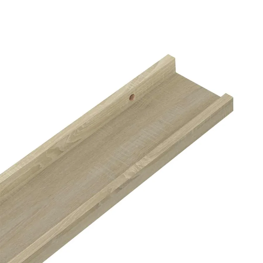Étagères murales 4 pcs chêne sonoma 40x9x3 cm - 9