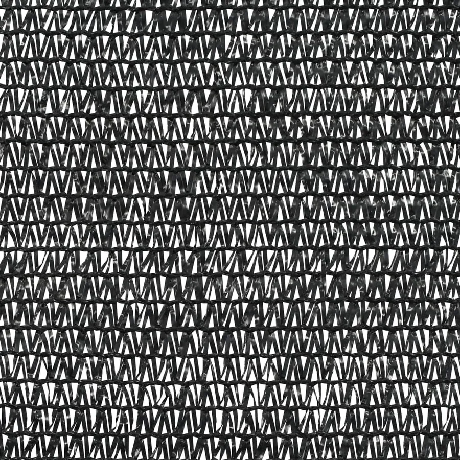 Filet brise-vue Noir 1,8x10 m PEHD 75 g/m² - 4