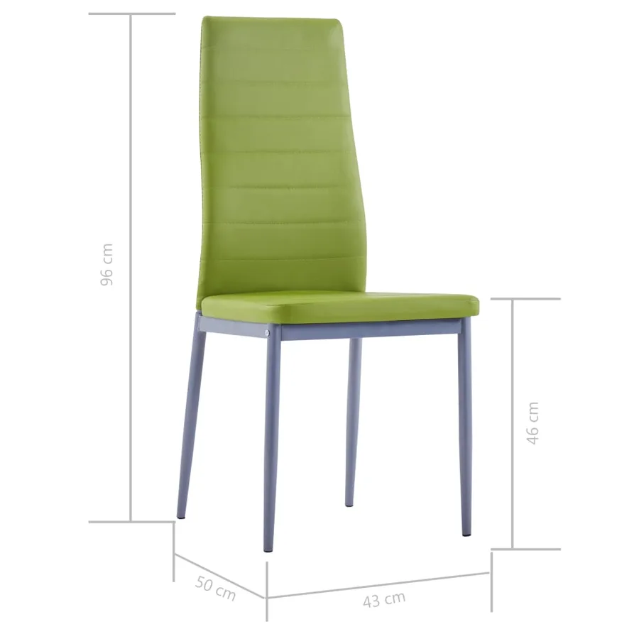 Mobilier de salle à manger 5 pcs Vert - 14