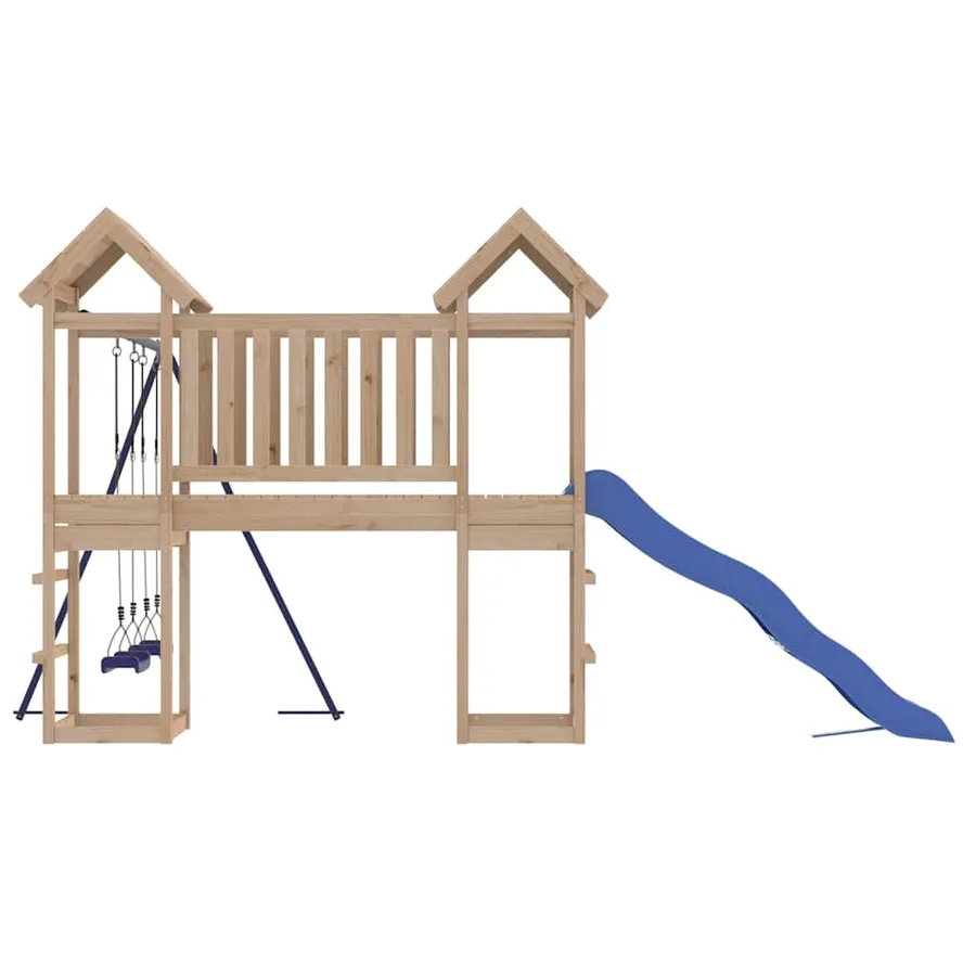 Aire de jeux d'extérieur bois de pin massif - 5