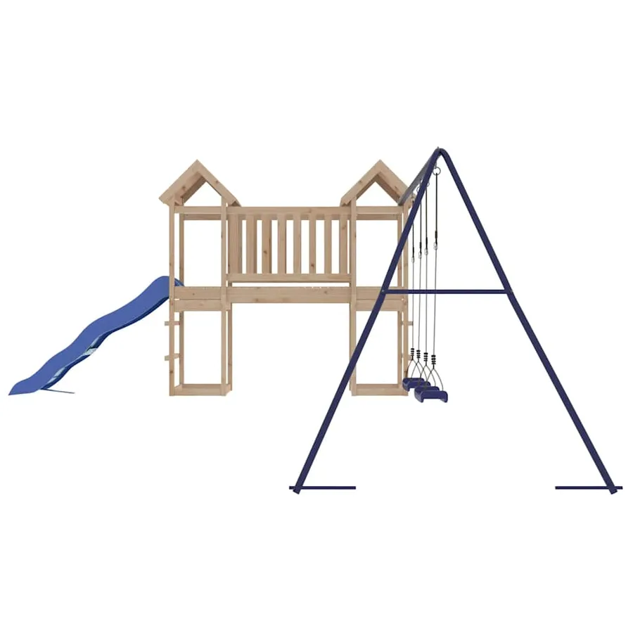 Aire de jeux d'extérieur bois de pin massif - 6