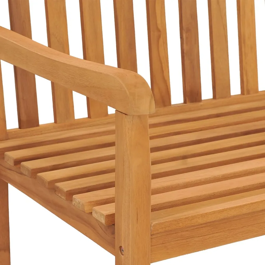 Ensemble à manger de jardin 5pcs Bois de teck massif - 6