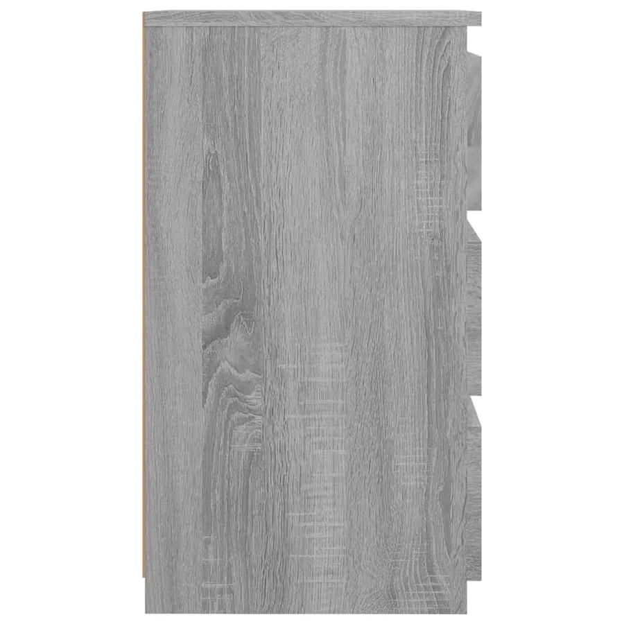 Table de chevet Sonoma gris 40x35x62,5 cm Bois d'ingénierie - 5