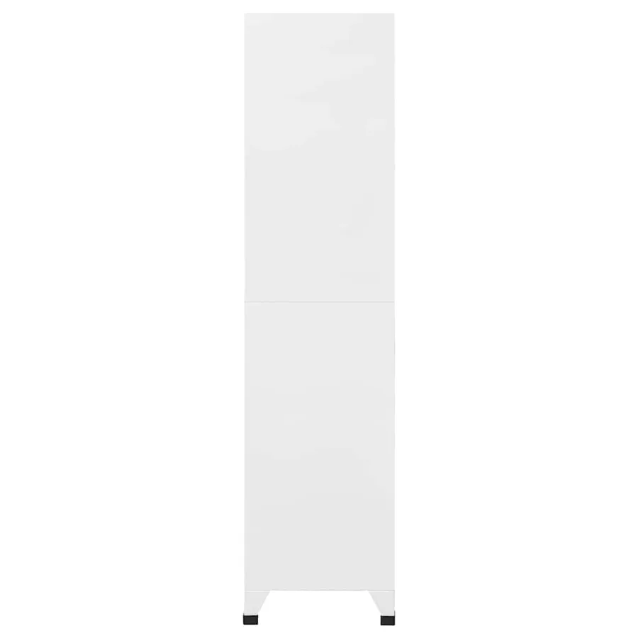 Armoire à casiers Gris clair et gris foncé 90x40x180 cm Acier - 4