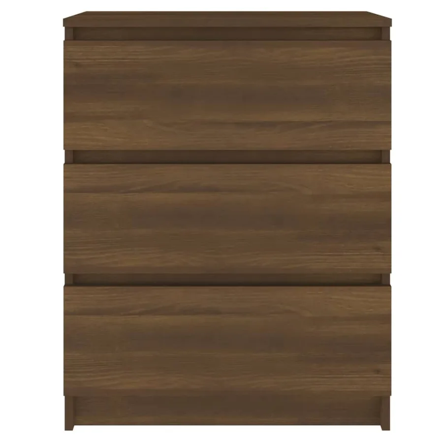 Buffet Chêne marron 60x35x76 cm Bois d'ingénierie - 3