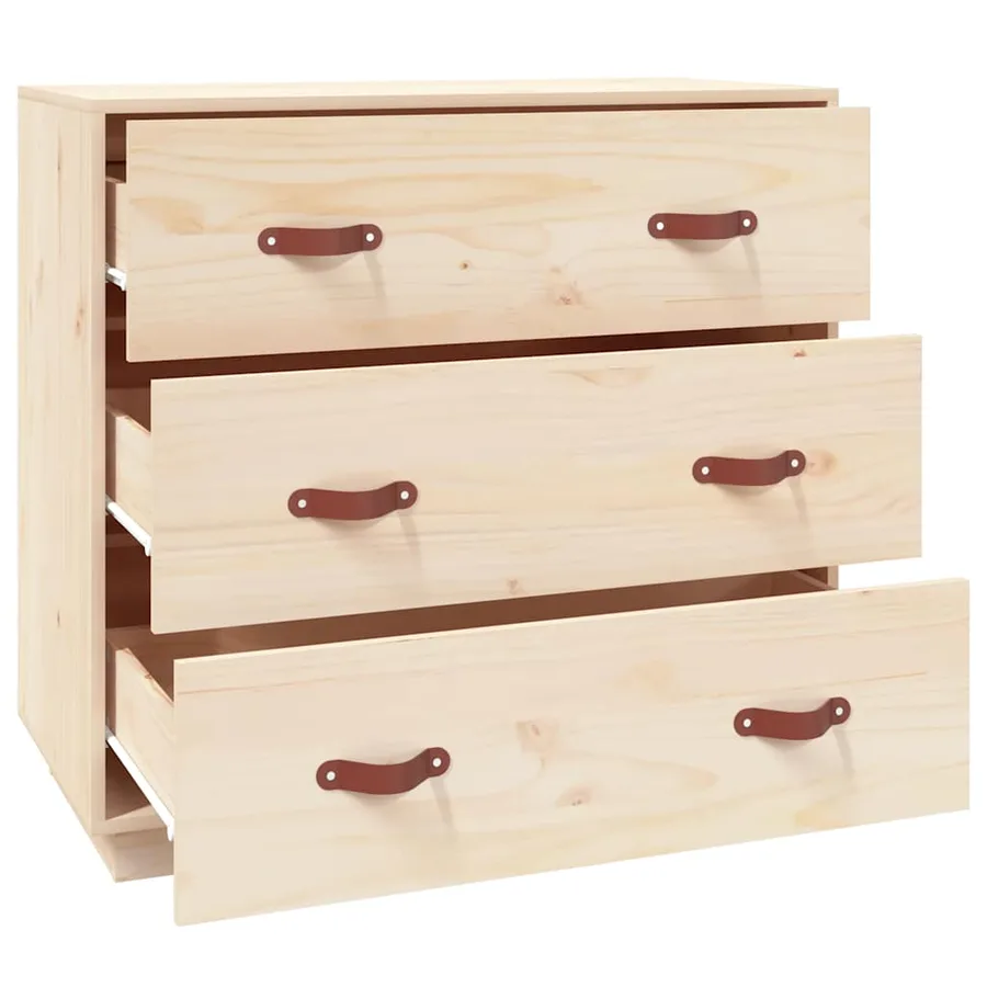 Buffet 80x40x75 cm Bois massif de pin - 4
