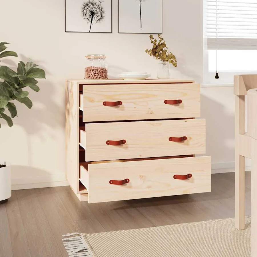 Buffet 80x40x75 cm Bois massif de pin - 7