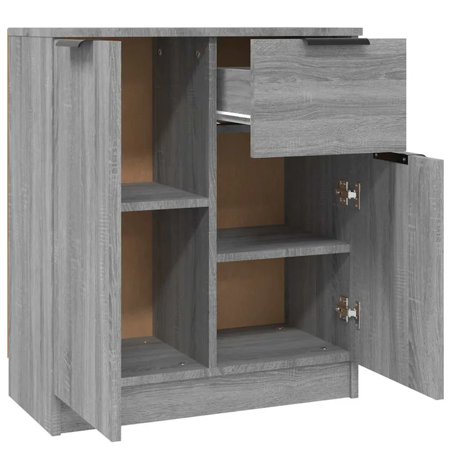 Buffet Sonoma gris 60x30x70 cm Bois d'ingénierie - 7