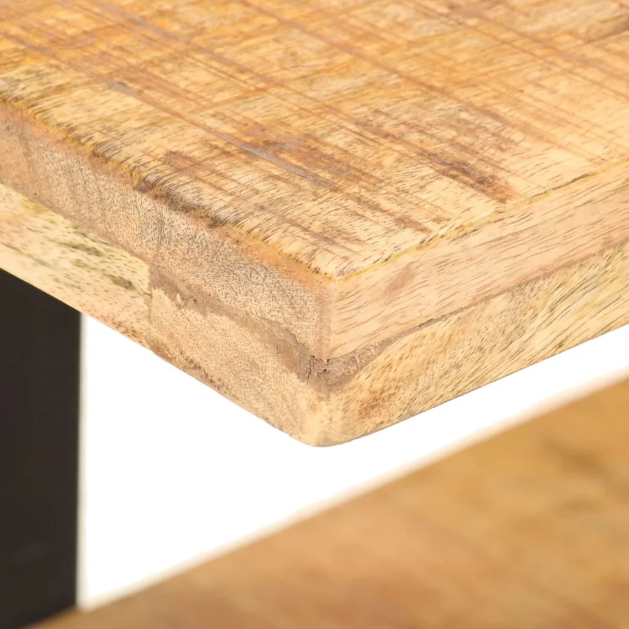 Meuble TV 90x40x40 cm Bois de manguier brut - 5