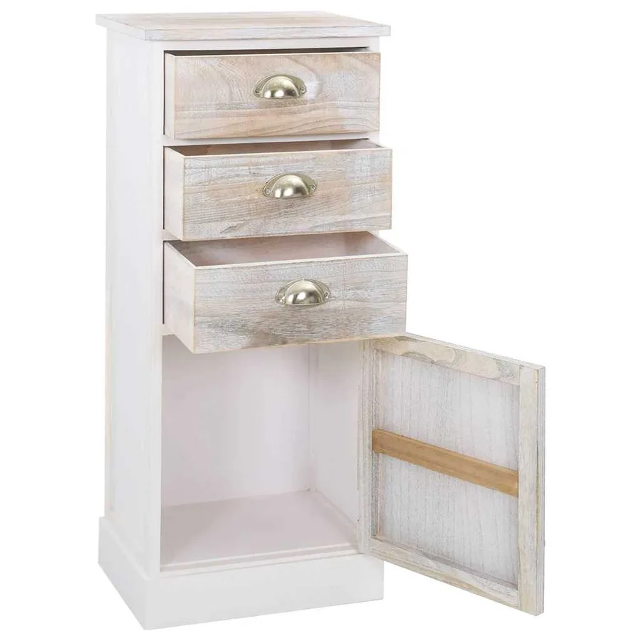 Armoire latérale 38x28x86 cm Bois de Paulownia - 2