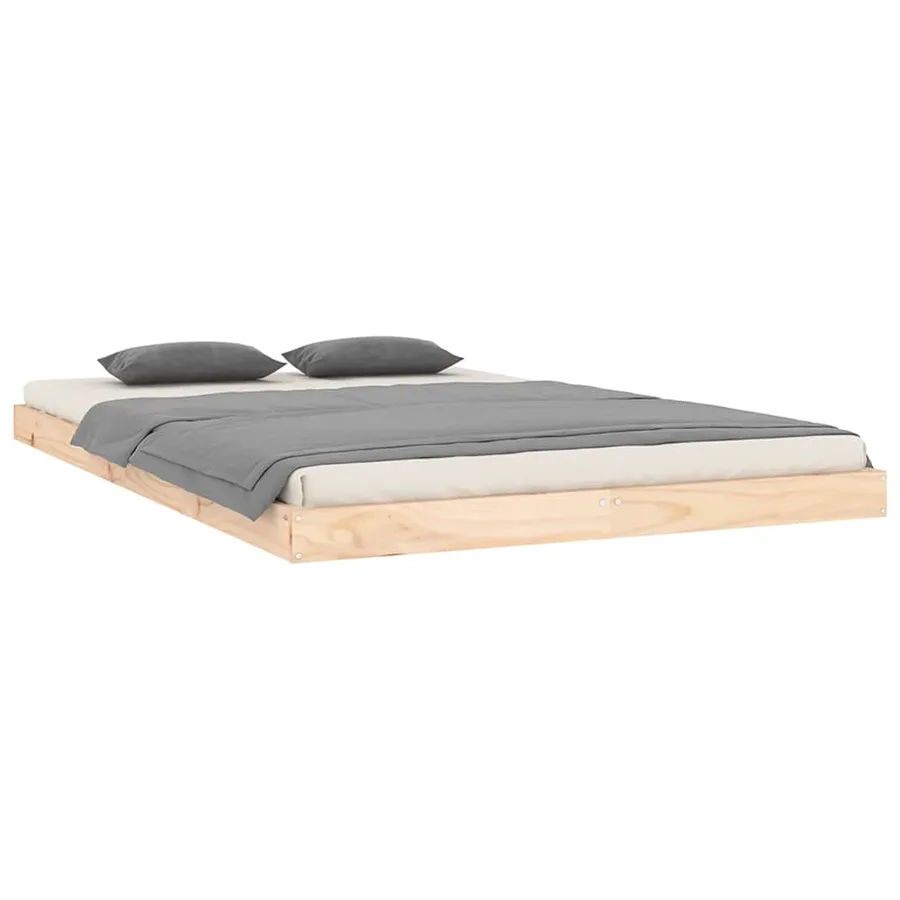 Cadre de lit sans matelas 120x200 cm bois de pin massif - 3
