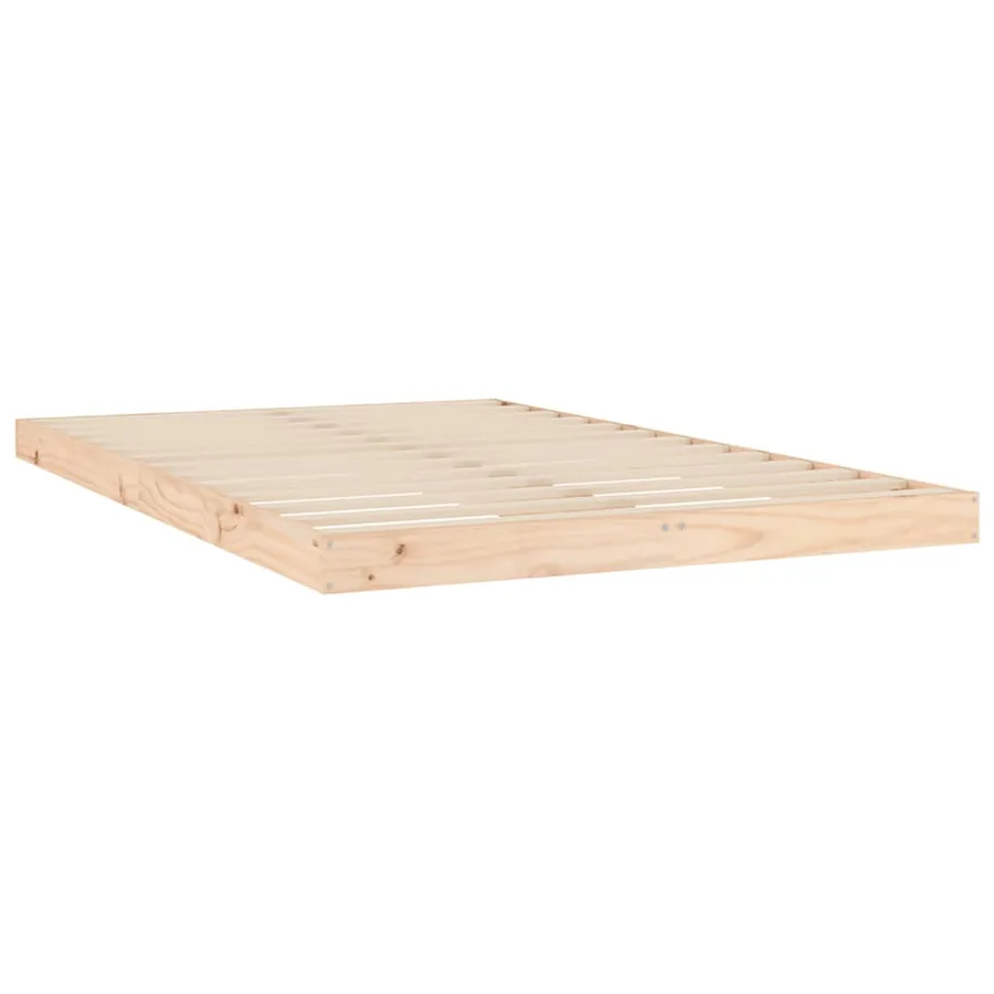 Cadre de lit sans matelas 120x200 cm bois de pin massif - 4