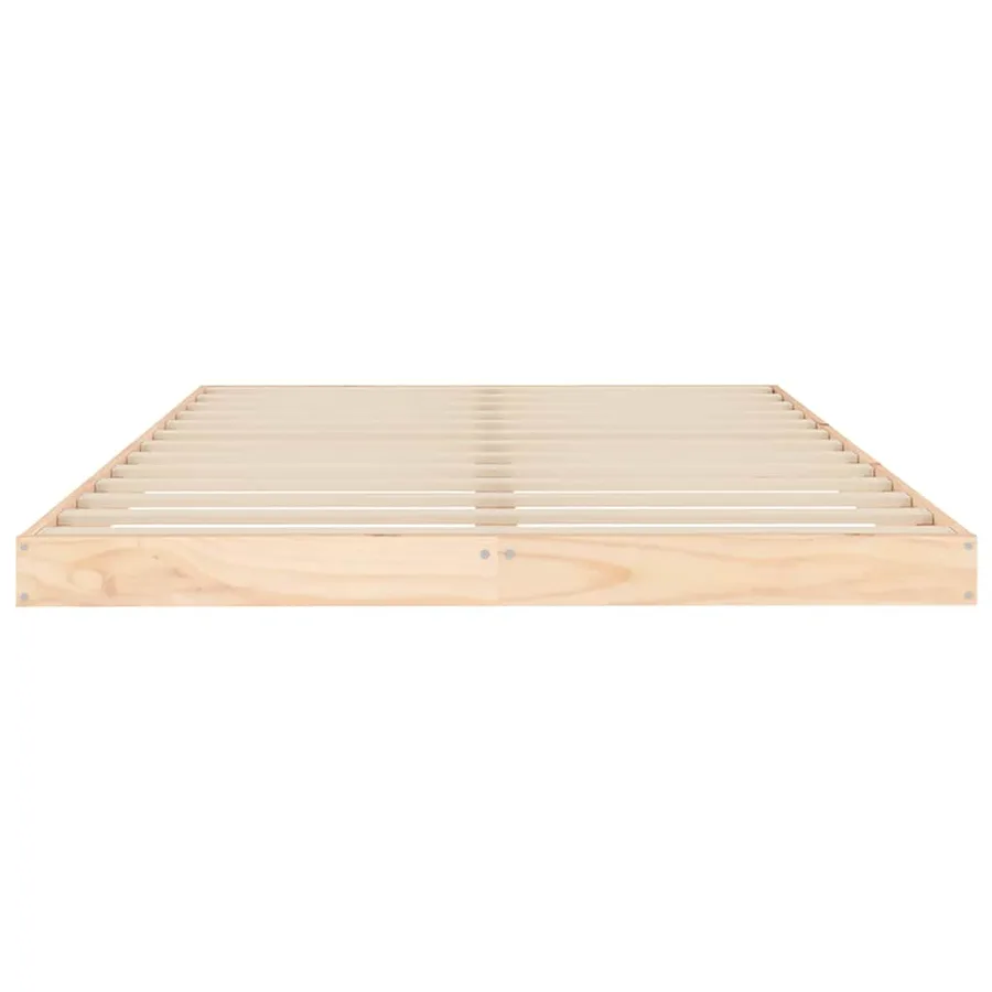 Cadre de lit sans matelas 120x200 cm bois de pin massif - 5