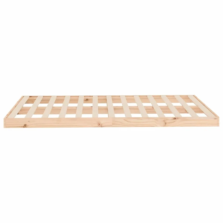 Cadre de lit sans matelas 120x200 cm bois de pin massif - 6