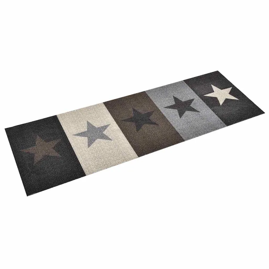 Tapis de sol de cuisine lavable Étoile 60x180 cm
