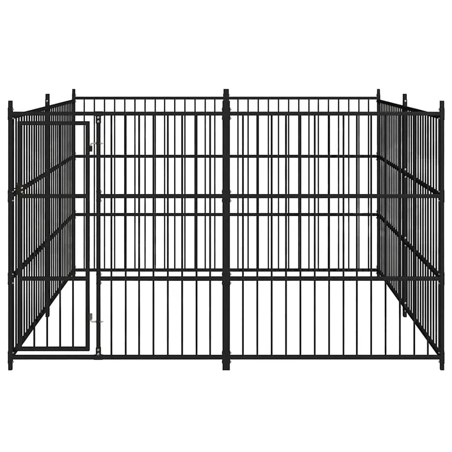 Chenil d'extérieur pour chiens 300 x 300 x 185 cm - 3