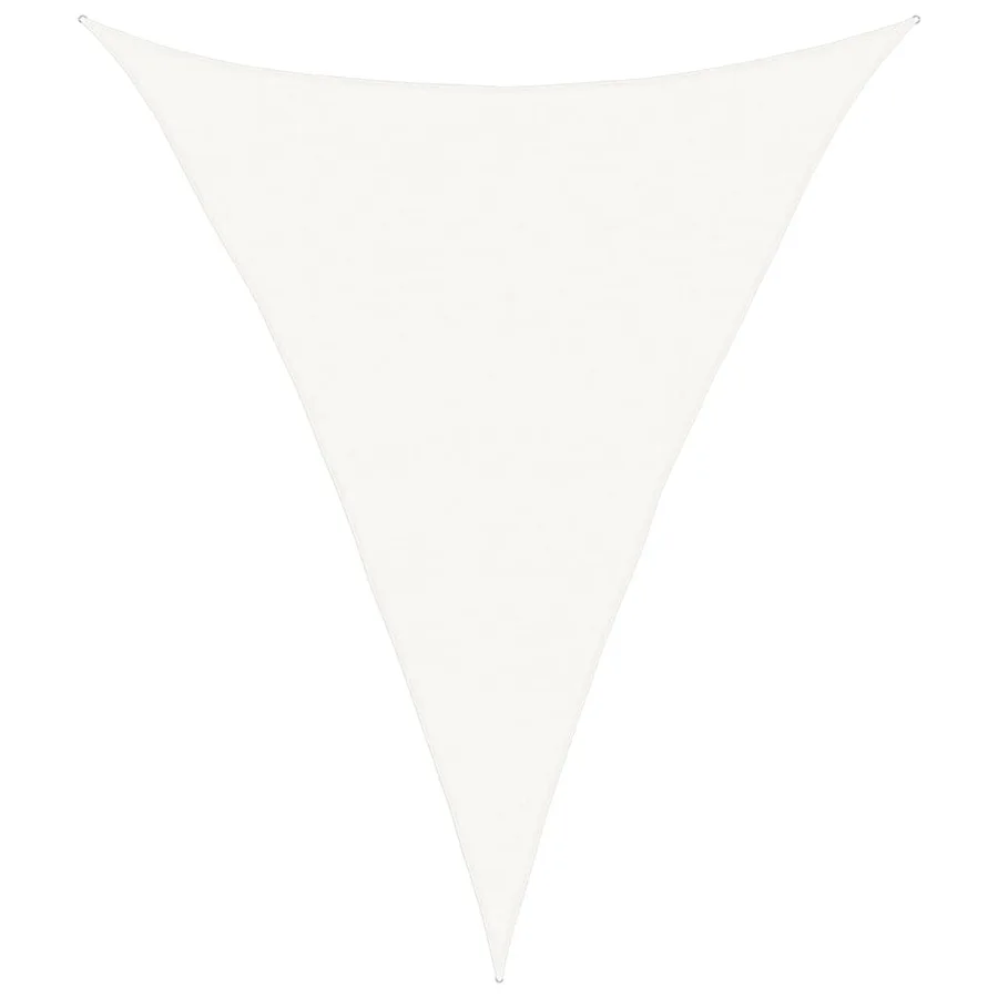 Voile d'ombrage 160 g/m² Blanc 4x5x5 m PEHD - 2